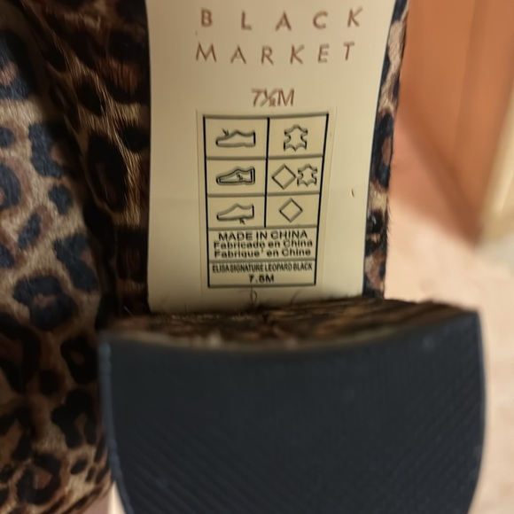 NWT Animal Print for Fall Size 7 1/2 - Picture 4 of 5